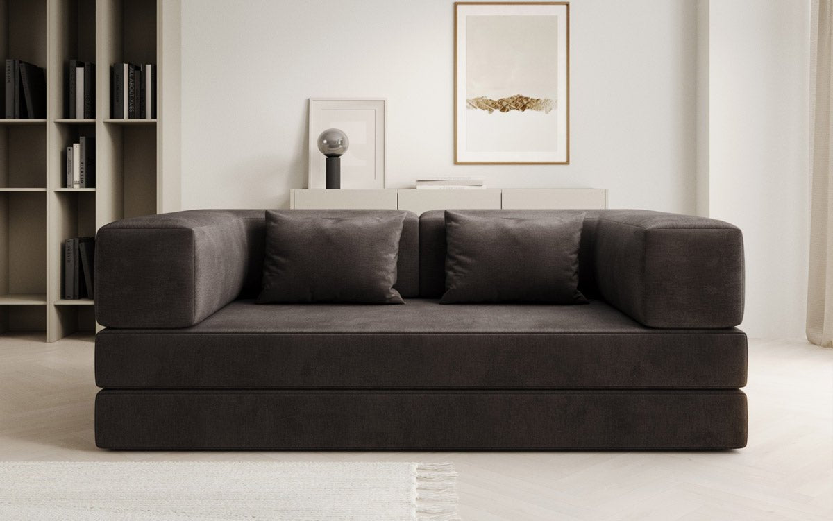 Canapé design Lazy 3 places en Velours