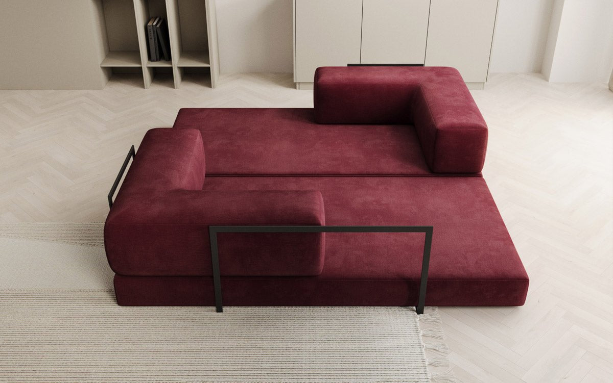 Canapé design Lazy 3 places en Velours