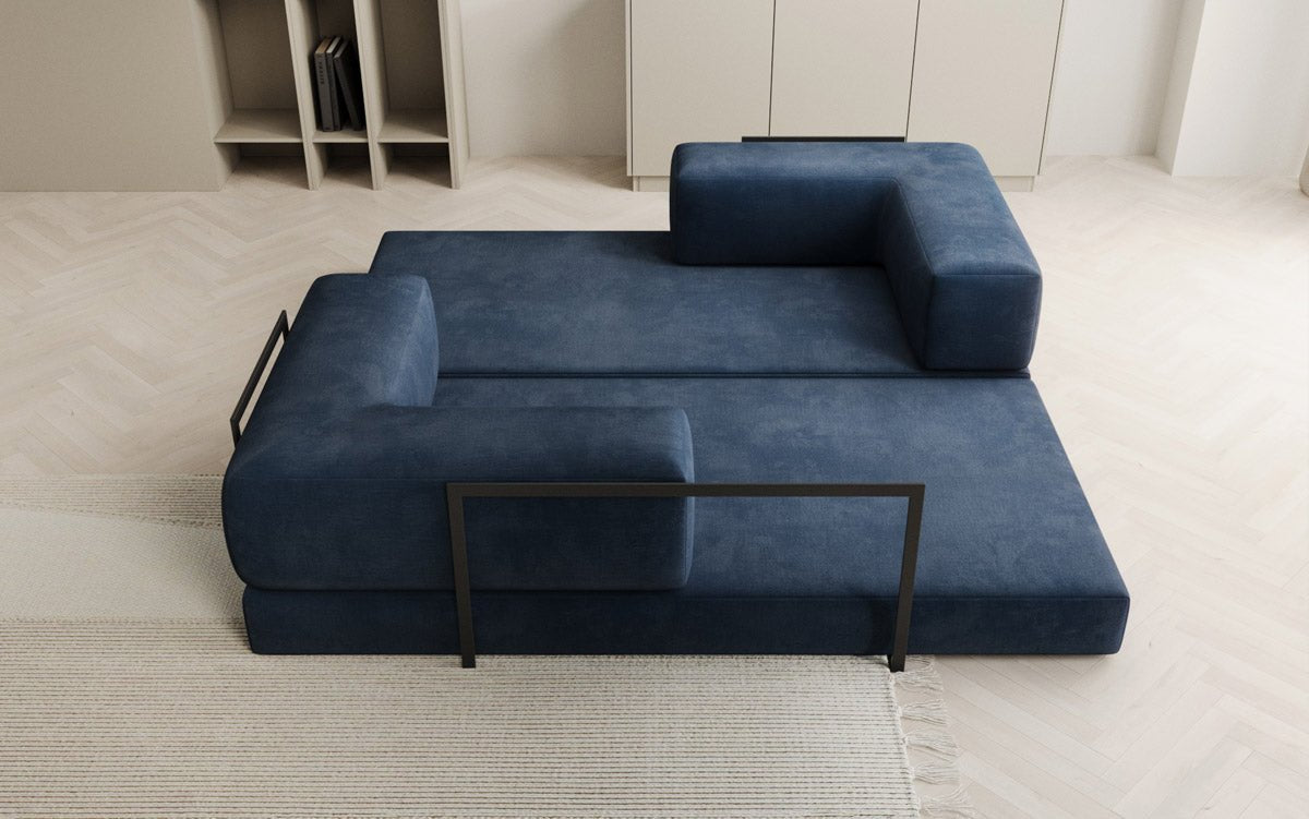 Canapé design Lazy 3 places en Velours