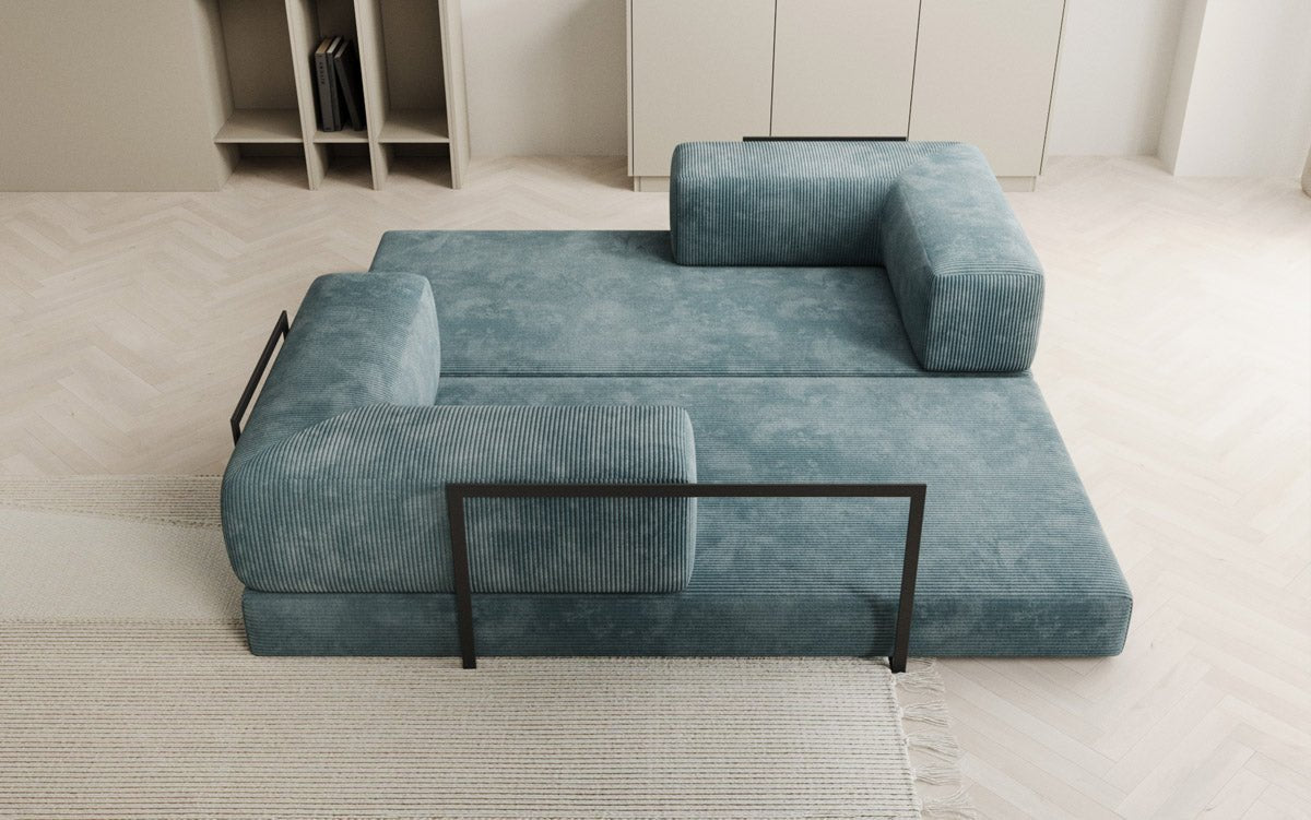 Canapé design Lazy 3 places en Côtelé