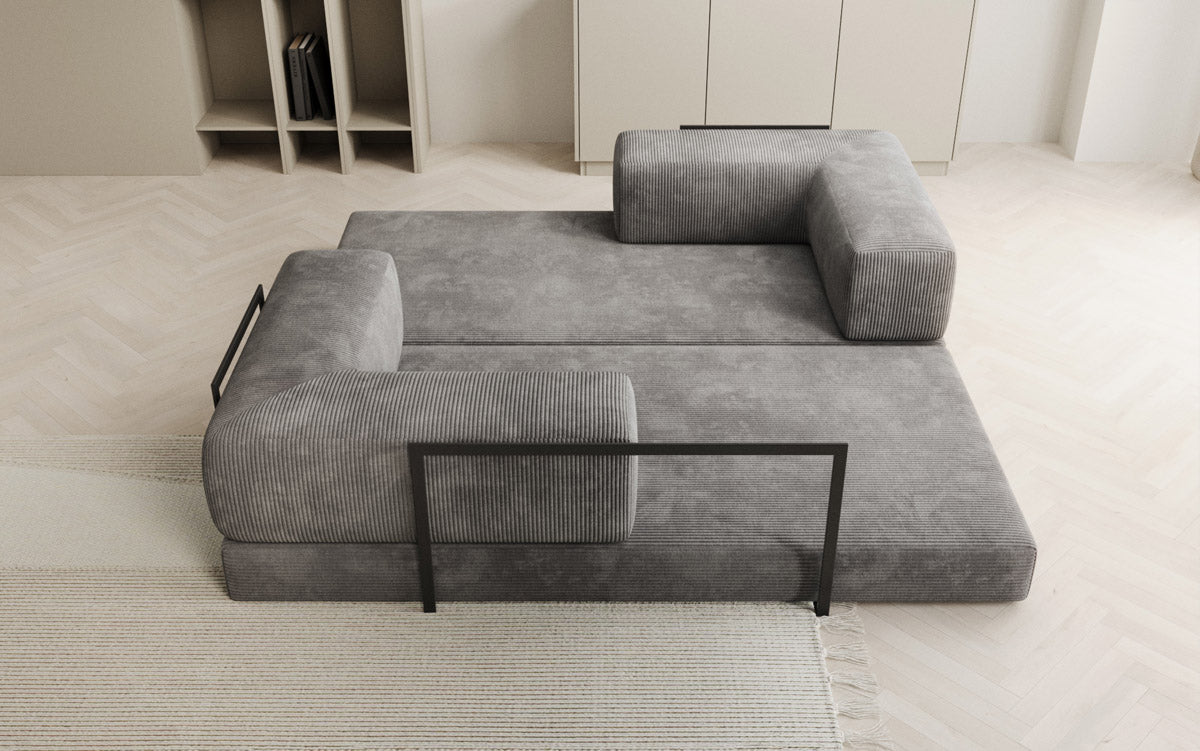 Canapé design Lazy 3 places en Côtelé