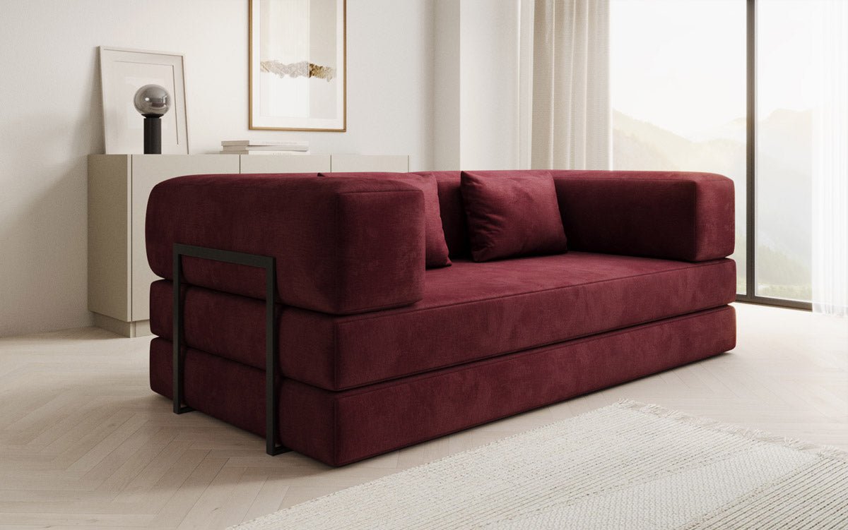 Canapé design Lazy 3 places en Velours