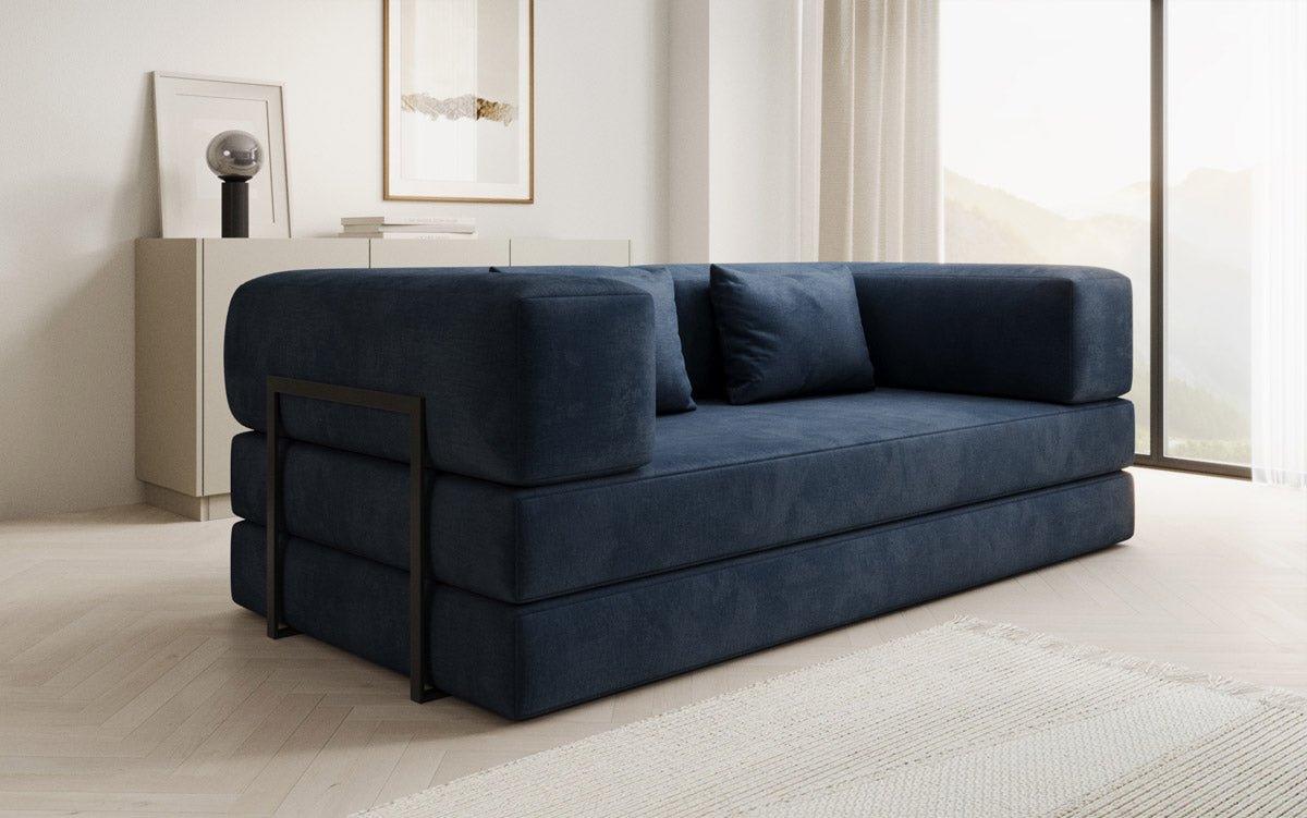 Canapé design Lazy 3 places en Velours
