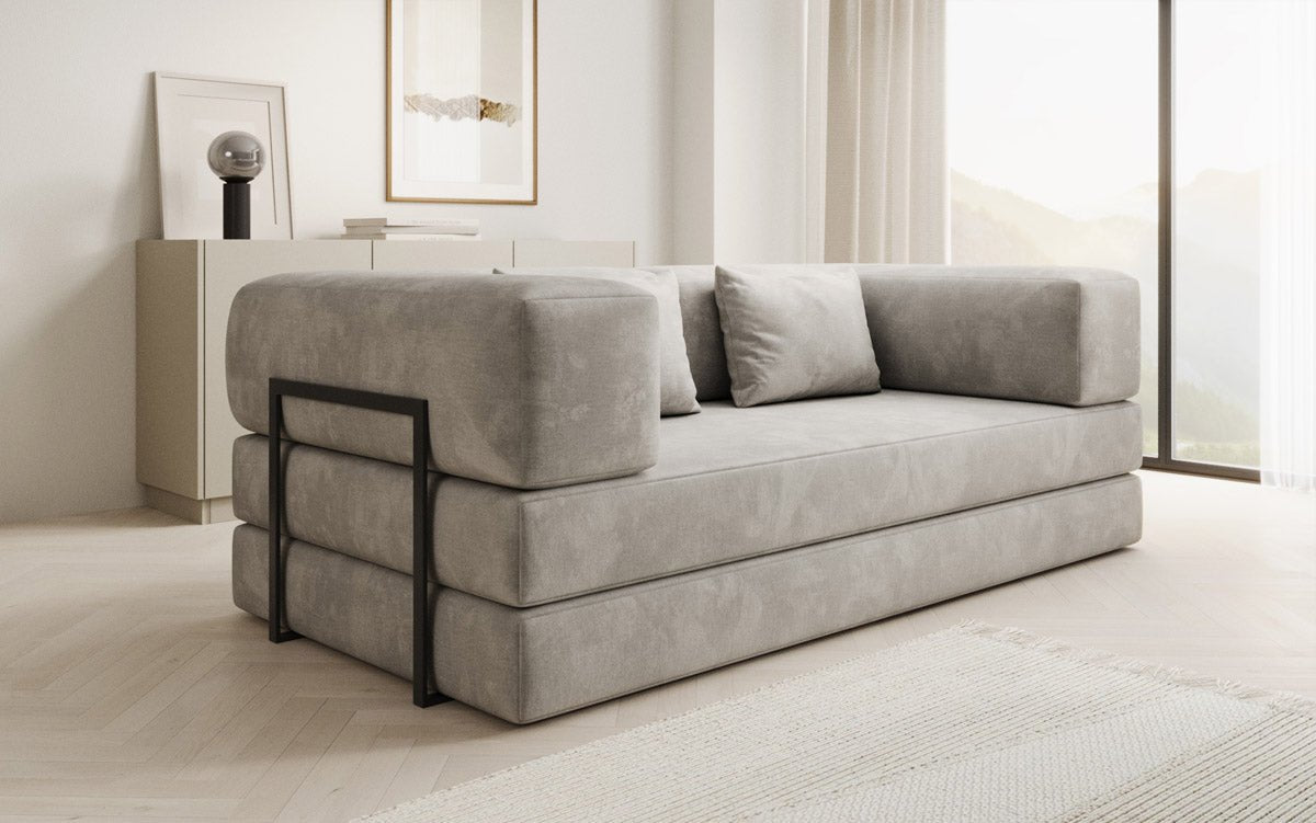 Canapé design Lazy 3 places en Velours