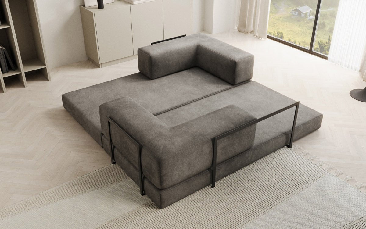 Canapé design Lazy 3 places en Velours