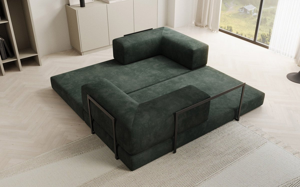 Canapé design Lazy 3 places en Côtelé