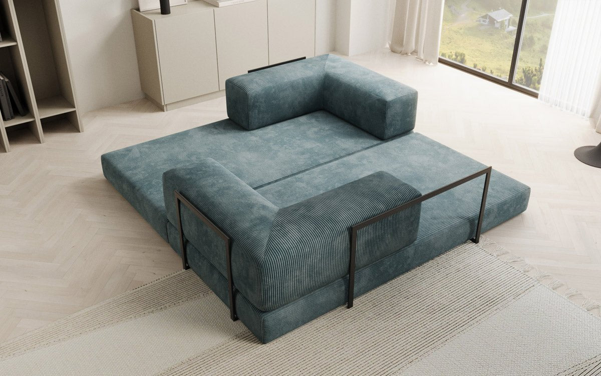 Canapé design Lazy 3 places en Côtelé