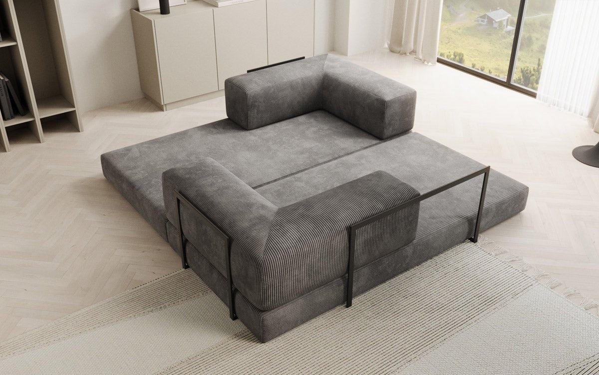Canapé design Lazy 3 places en Côtelé