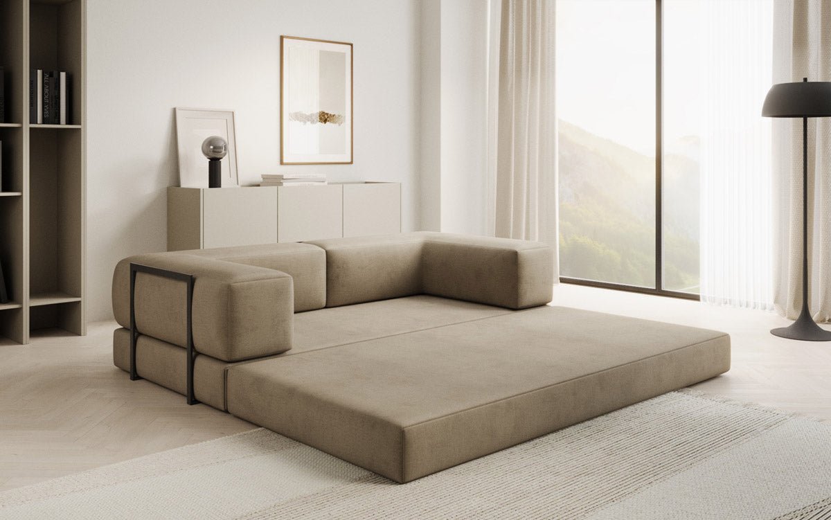 Canapé design Lazy 3 places en Velours