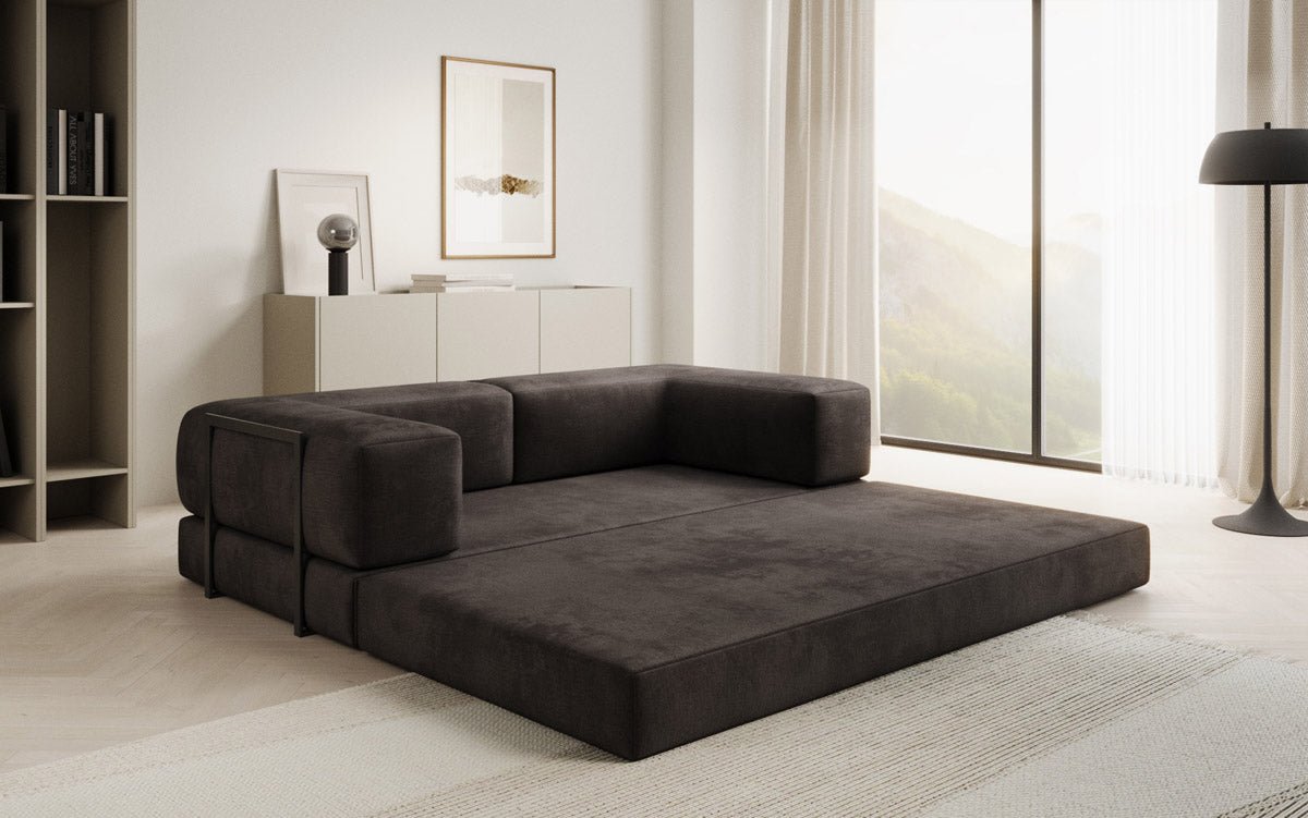 Canapé design Lazy 3 places en Velours