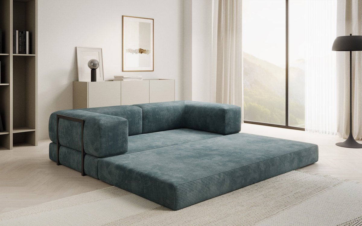 Canapé design Lazy 3 places en Côtelé