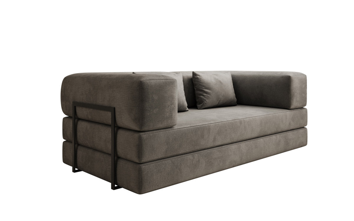Canapé design Lazy 3 places en Velours