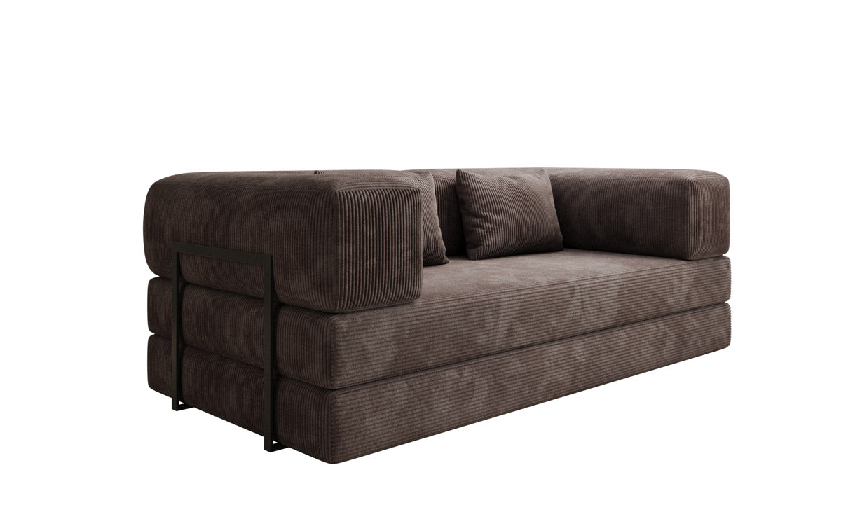 Canapé design Lazy 3 places en Côtelé