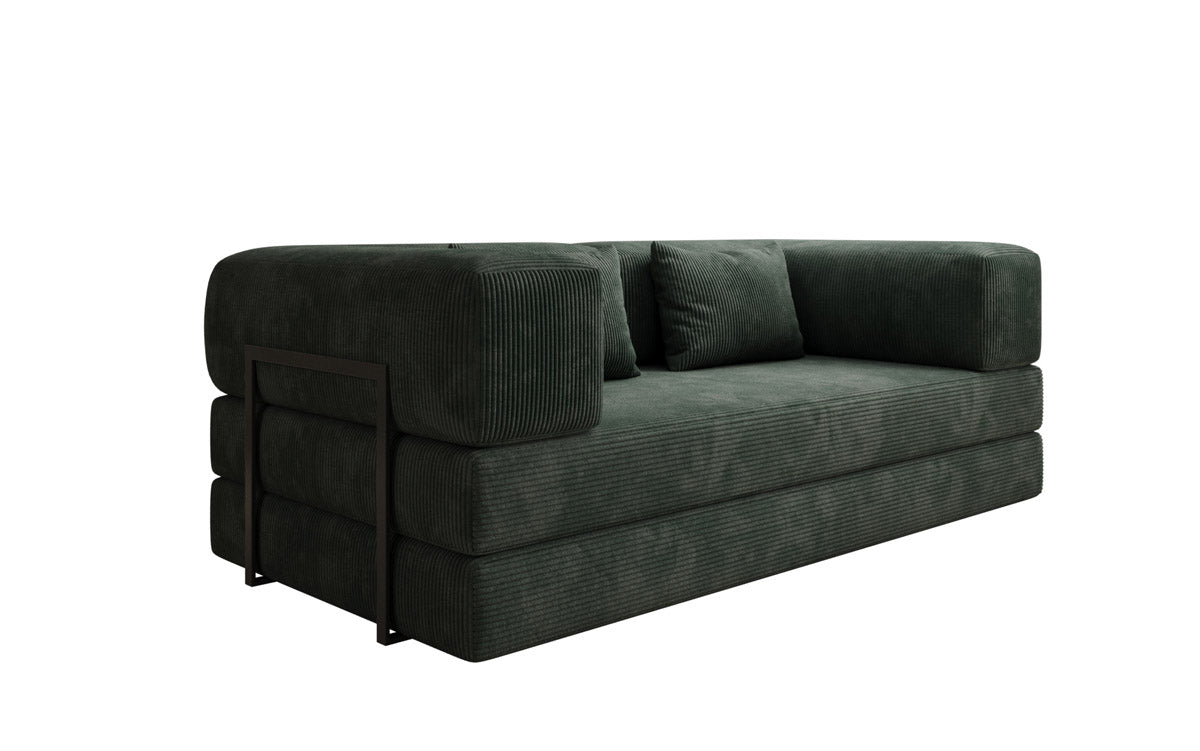 Canapé design Lazy 3 places en Côtelé