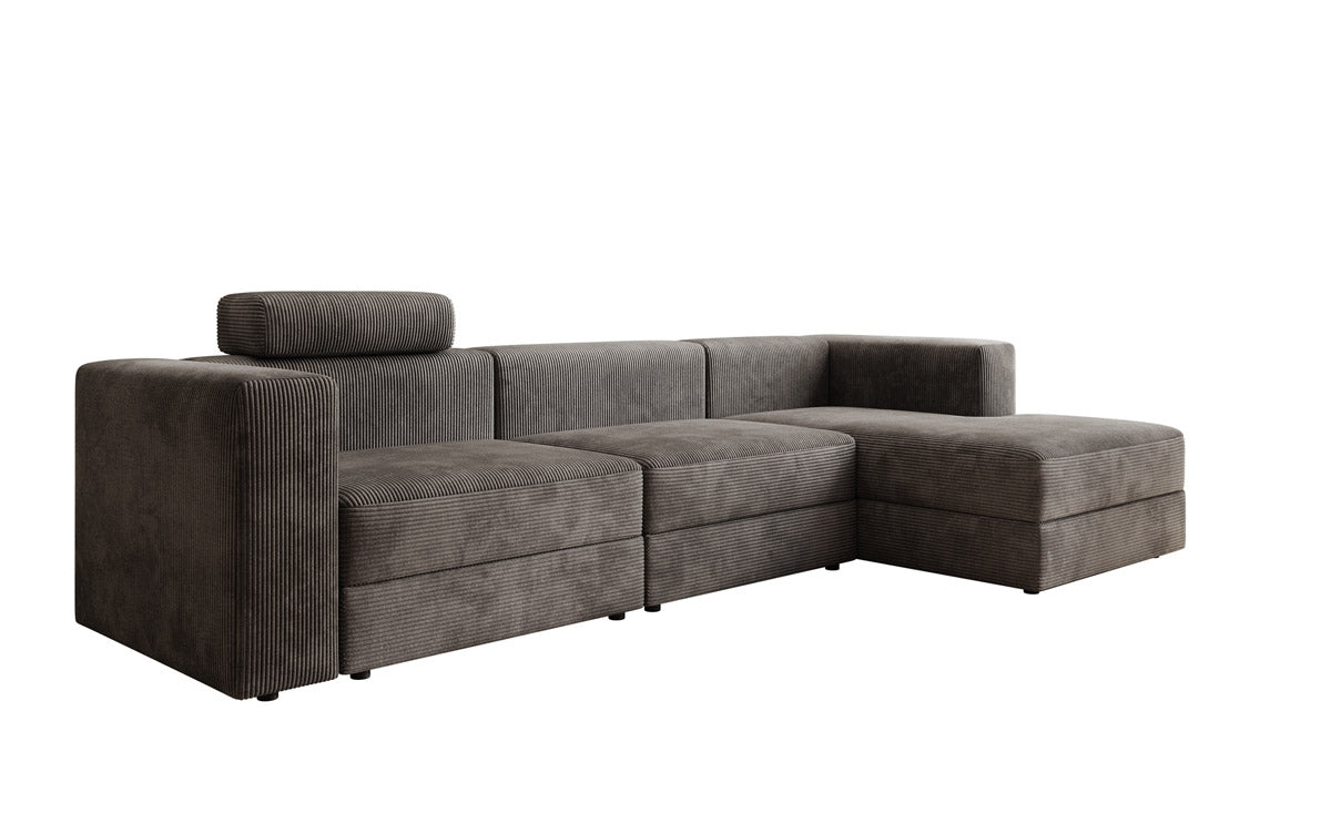 Designer Sofa Stockholm in Cord mit Stauraum