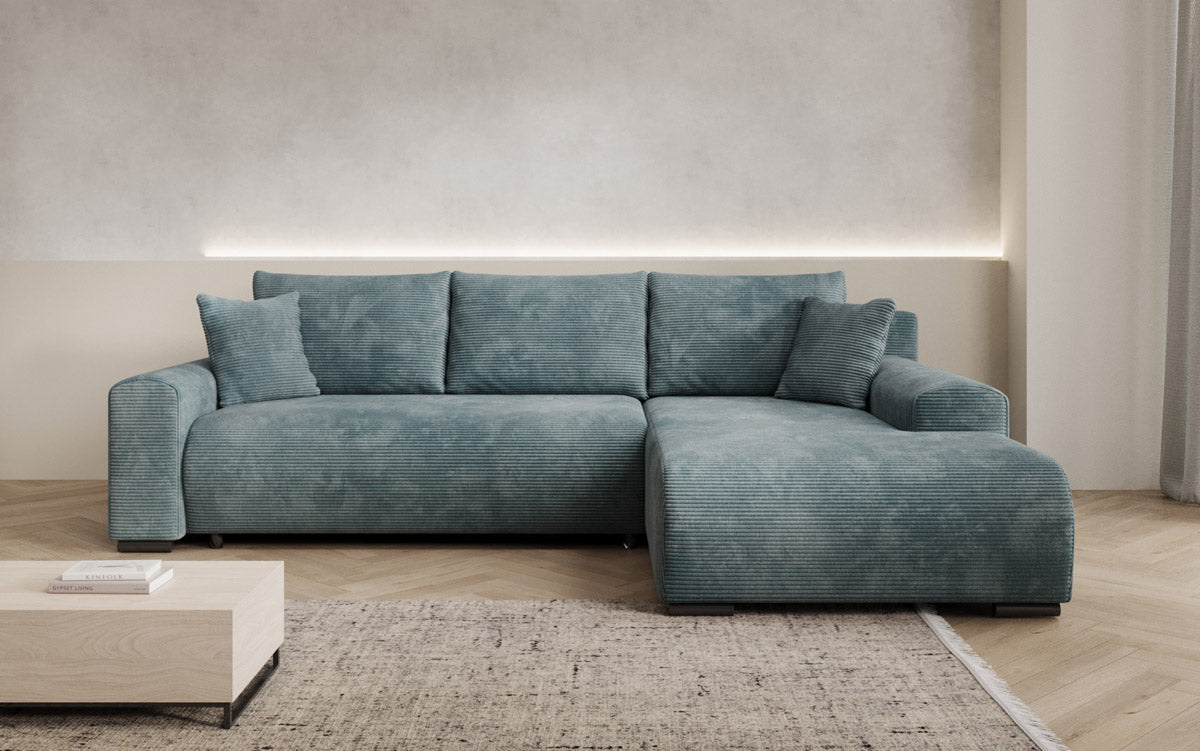 Designer Sofa Hanna mit Schlaffunktion und Stauraum