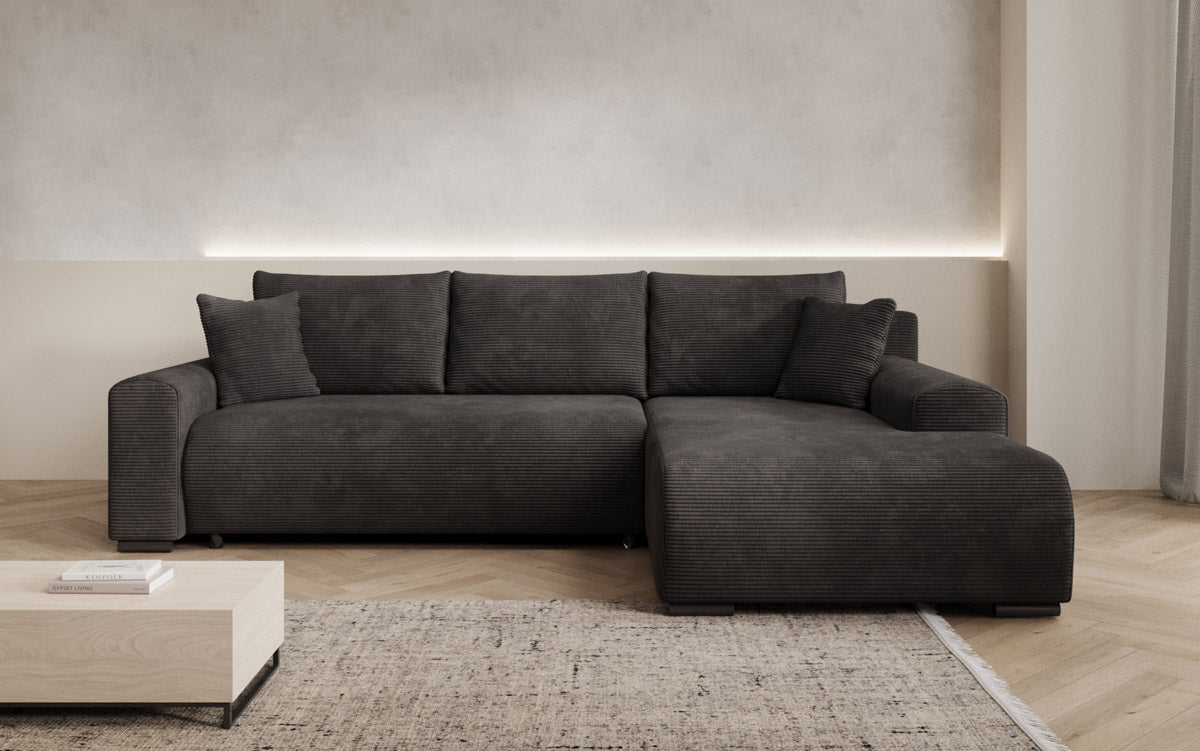Designer Sofa Hanna mit Schlaffunktion und Stauraum