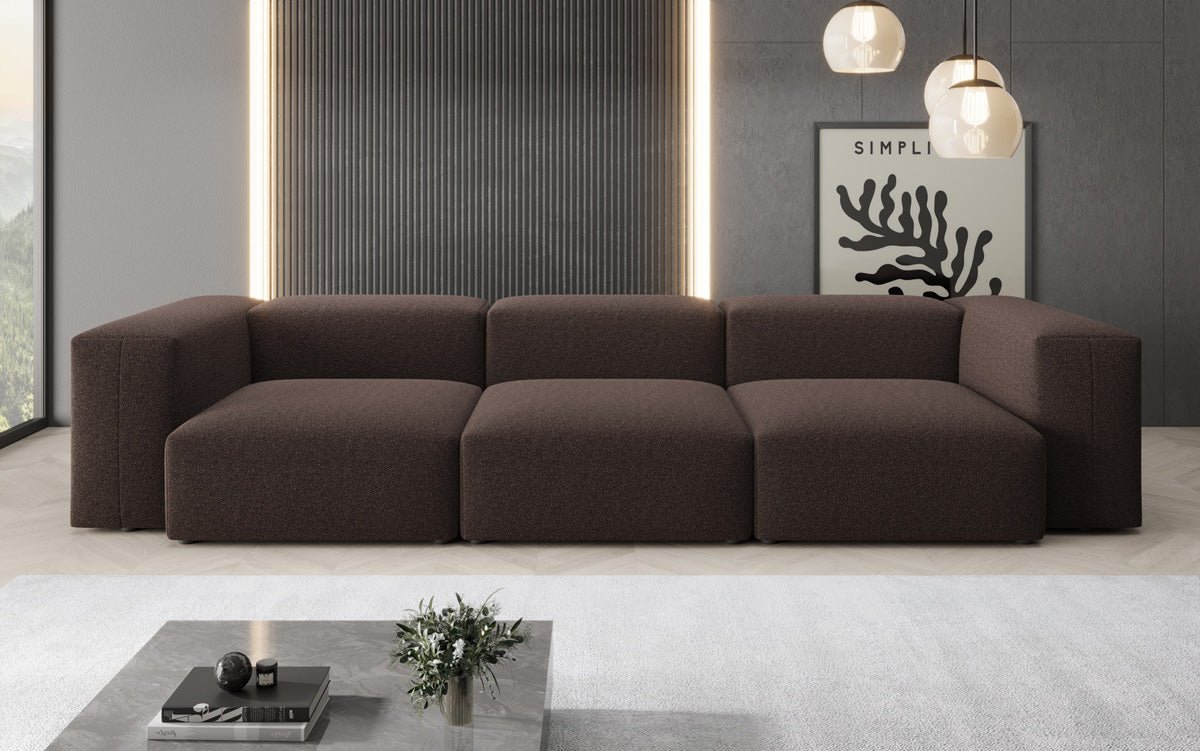 Designer 3 Sitzer Sofa Snug in Bouclé