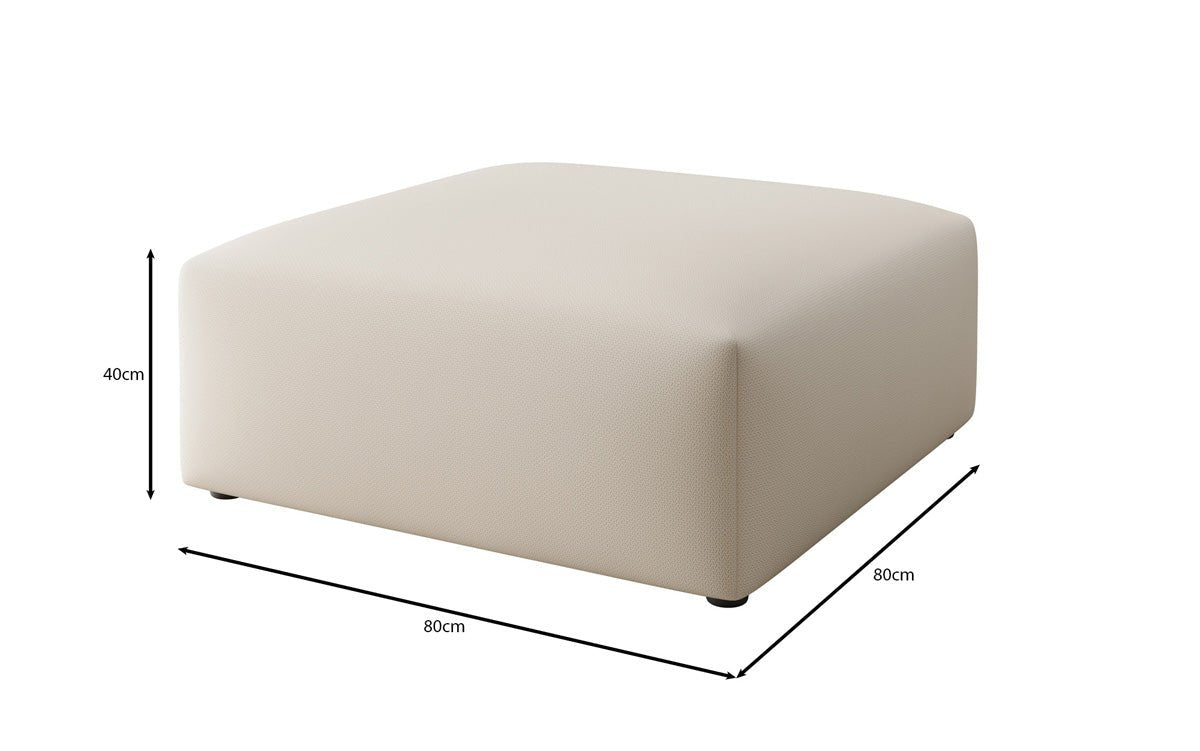 Bijzetkruk 80 cm Snug van Stof