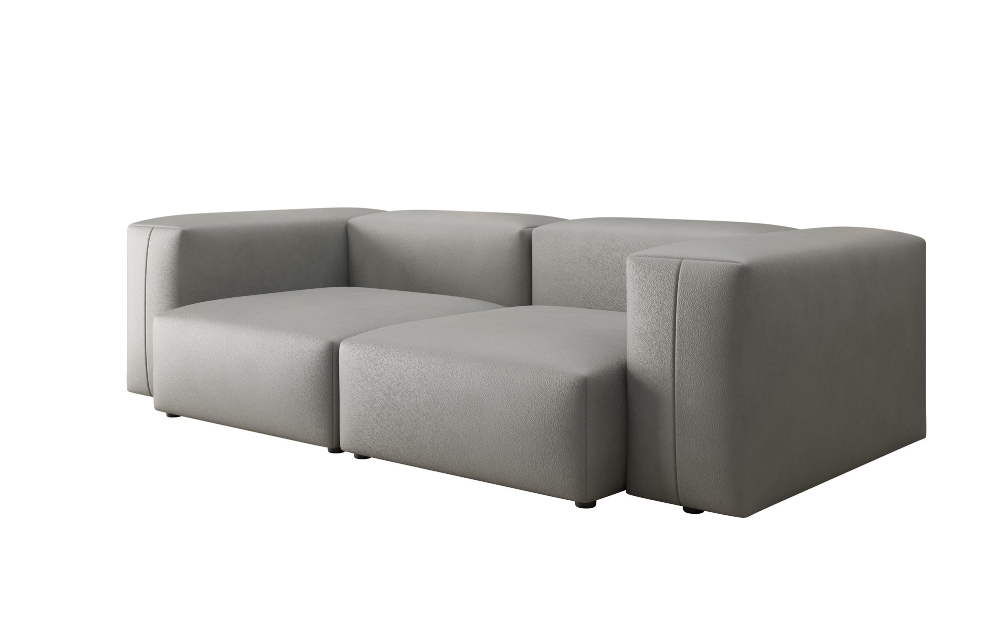Designer 2 Sitzer Sofa Snug in Echtleder