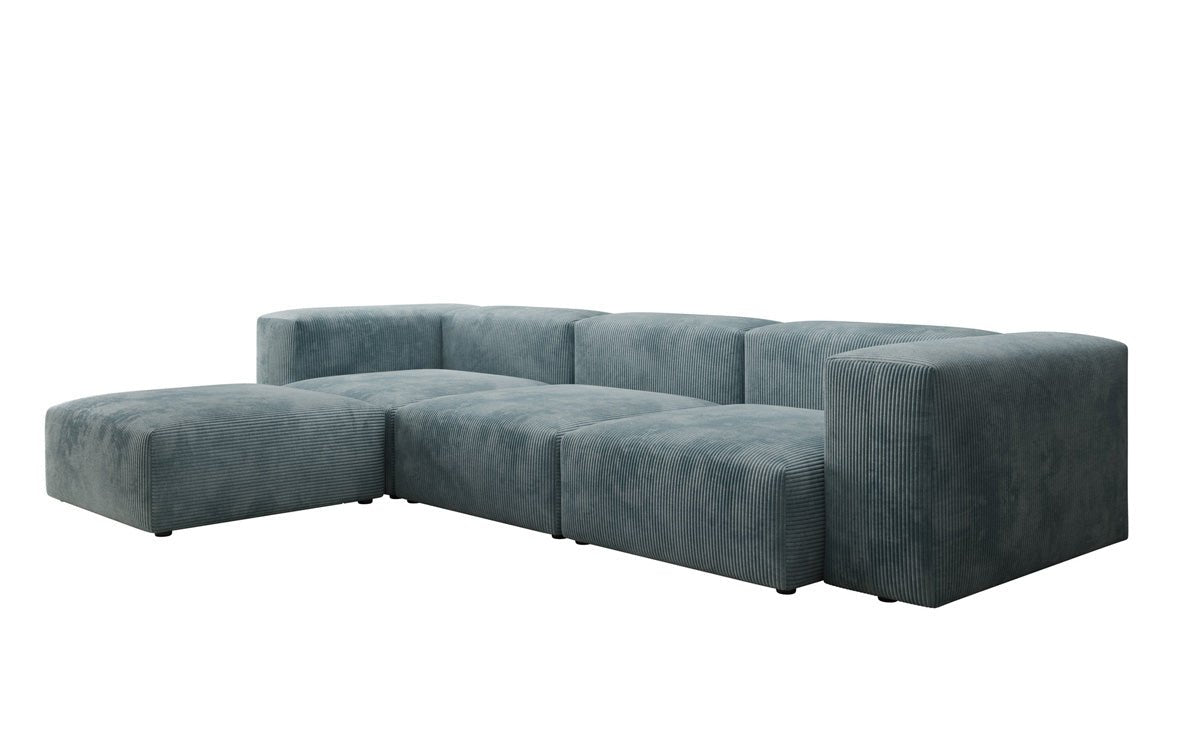 Designer L Sofa Snug in Cord