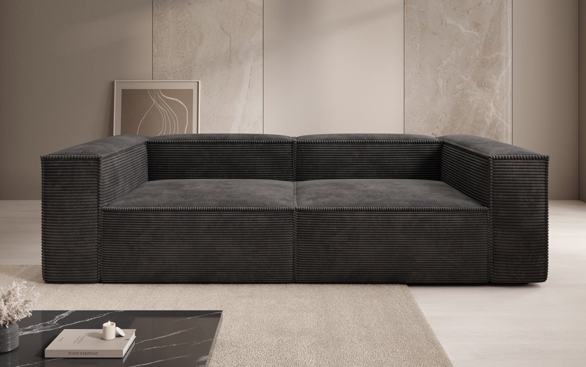 Designer Sofa Lesley 3 Sitzer in Cord