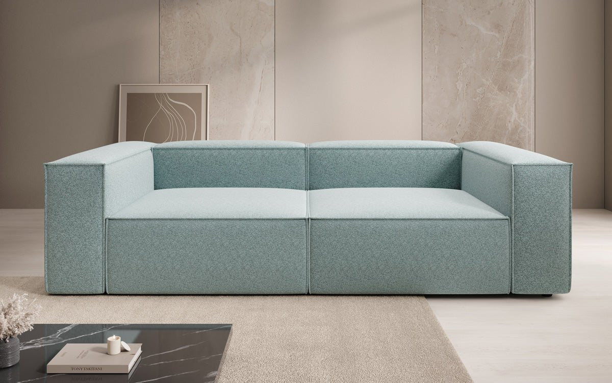 Designer Sofa Lesley 3 Sitzer in Strukturstoff