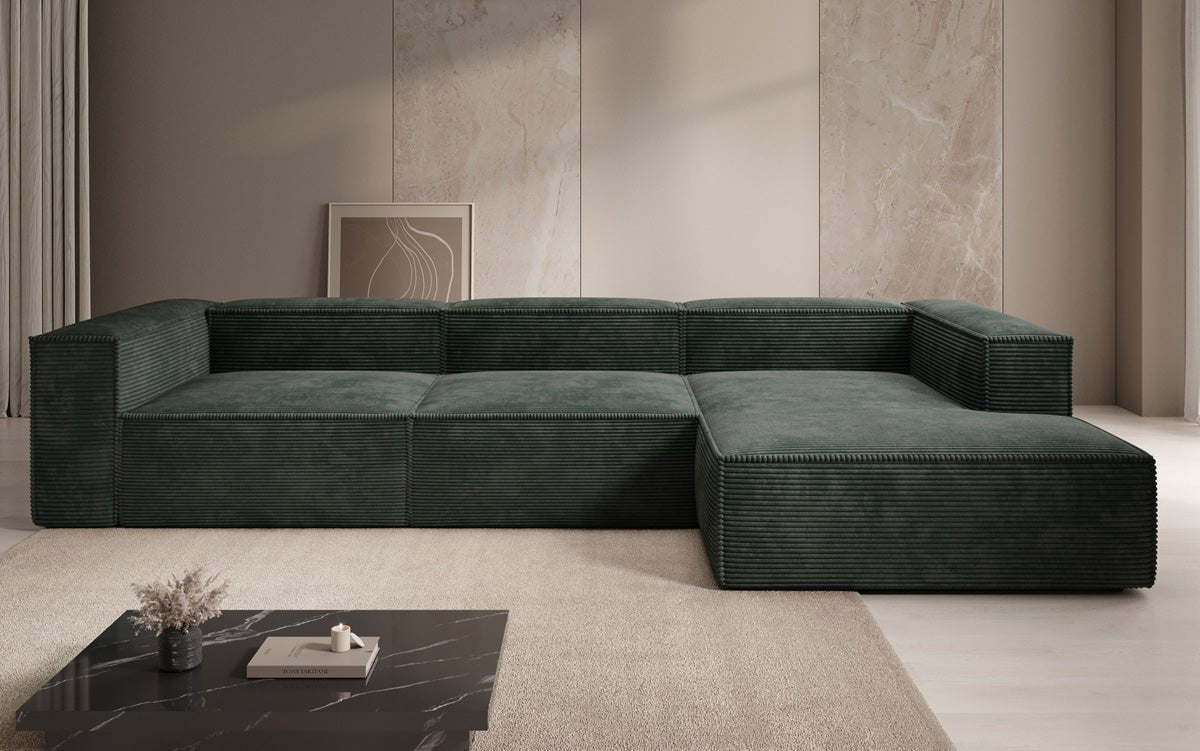 Designer Sofa Lesley L in Cord