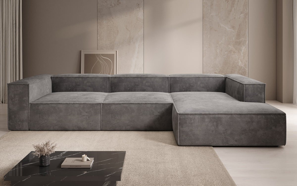 Designer Sofa Lesley L in Cord