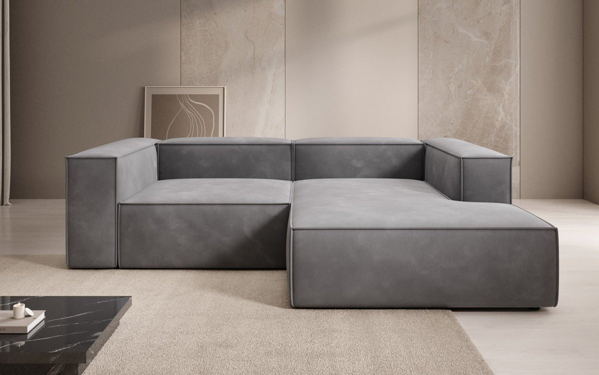 Designer Sofa Lesley L Mini in Samt