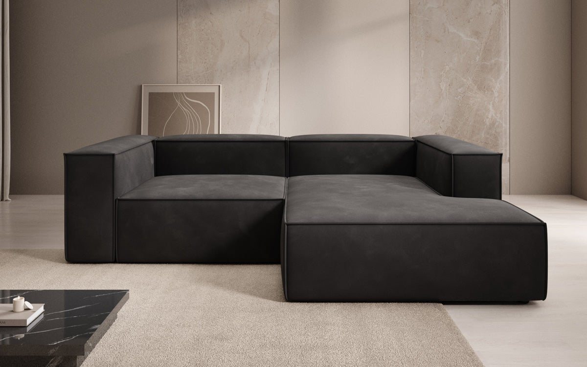 Designer Sofa Lesley L Mini in Samt