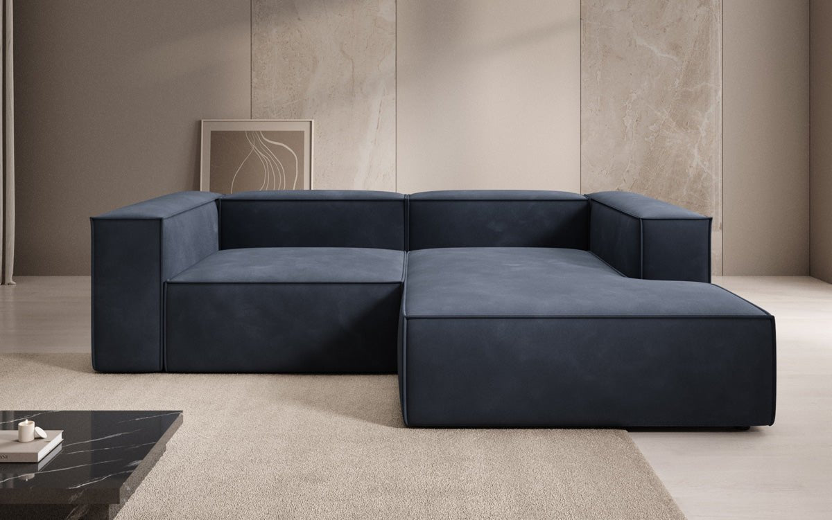 Designer Sofa Lesley L Mini in Samt