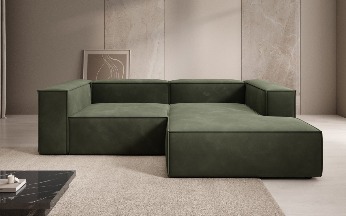 Designer Sofa Lesley L Mini in Samt