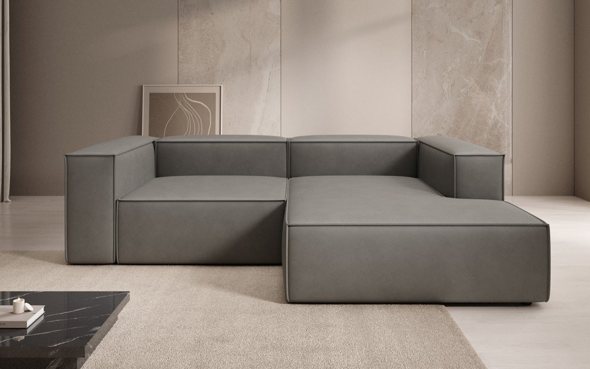 Designer Sofa Lesley L Mini in Echtleder