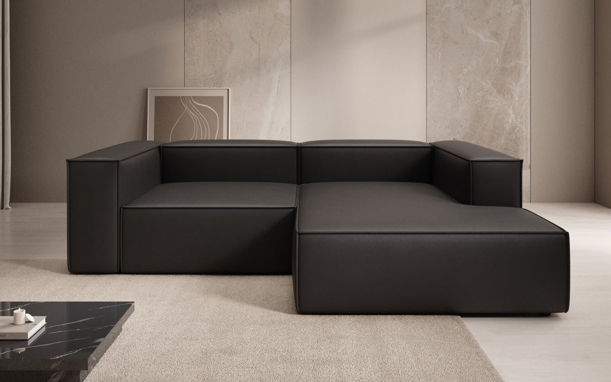 Designer Sofa Lesley L Mini in Echtleder