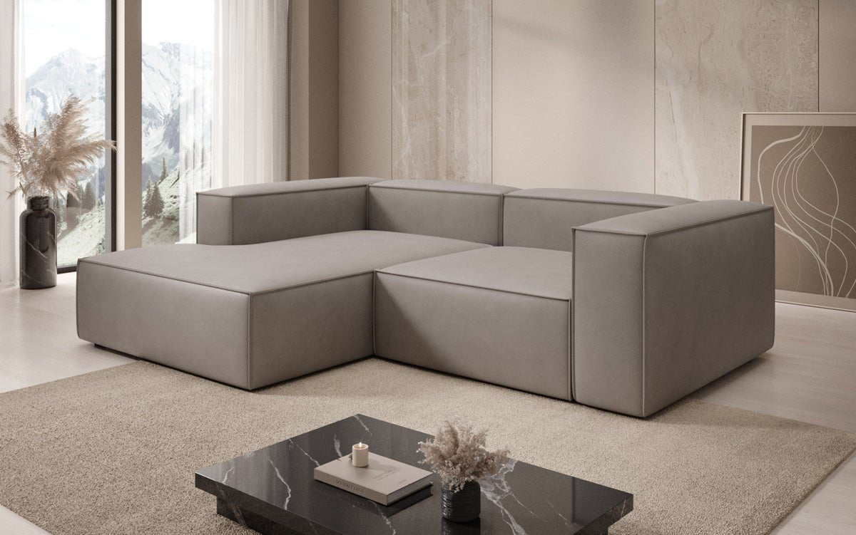 Designer Sofa Lesley L Mini in Echtleder
