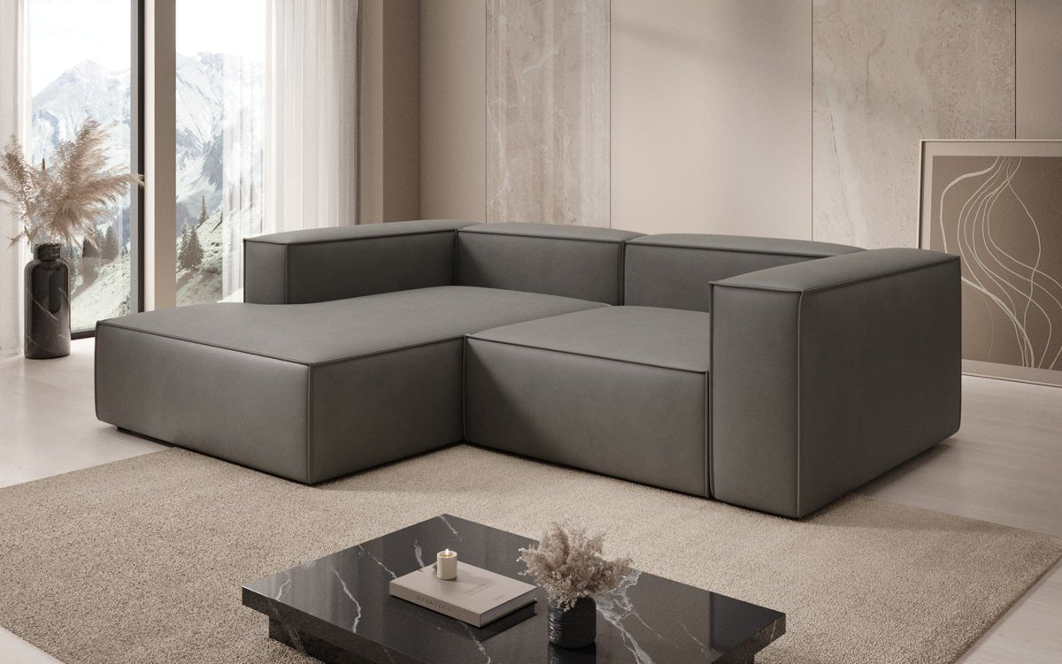Designer Sofa Lesley L Mini in Echtleder
