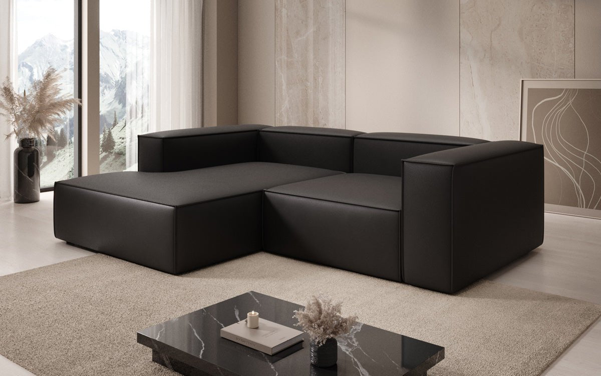 Designer Sofa Lesley L Mini in Echtleder