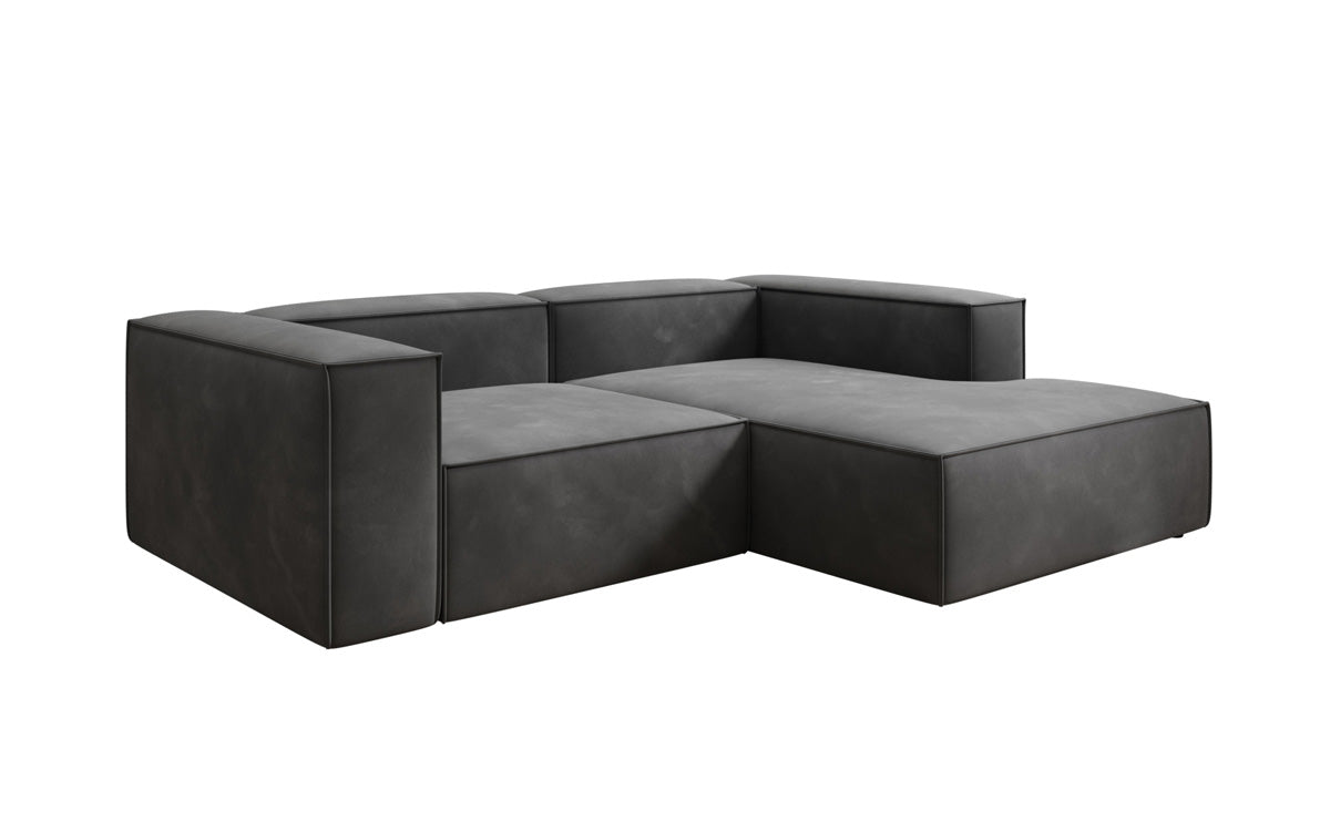 Designer Sofa Lesley L Mini in Samt