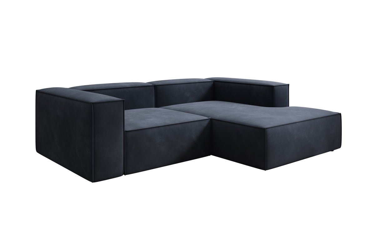 Designer Sofa Lesley L Mini in Samt