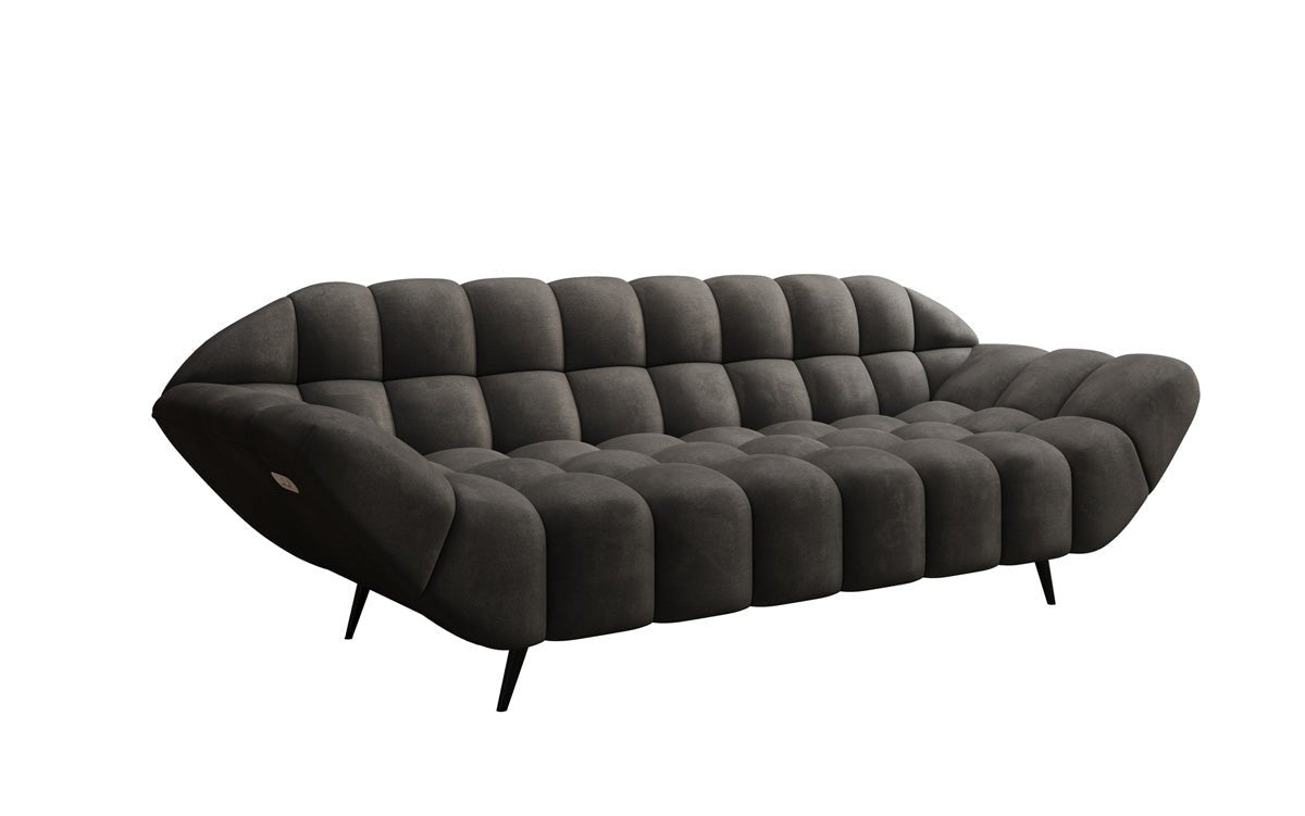 Designer 3 Sitzer Sofa Amora in Samt