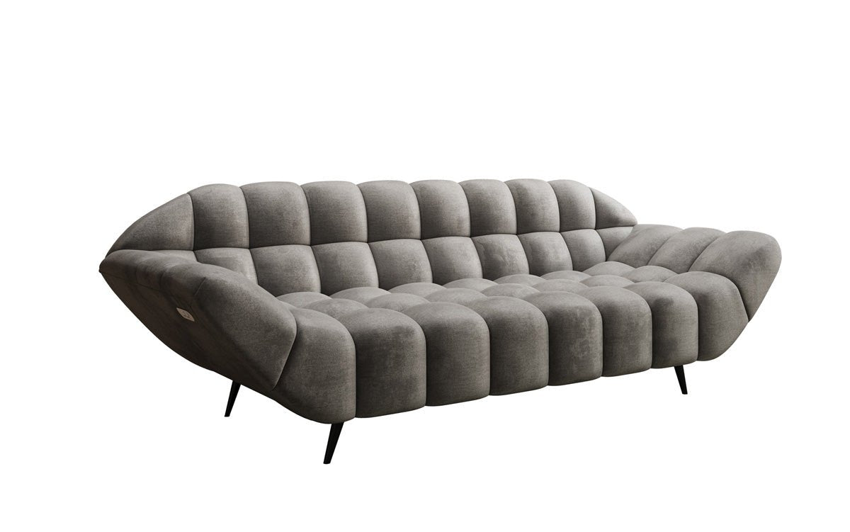 Designer 3 Sitzer Sofa Amora in Samt