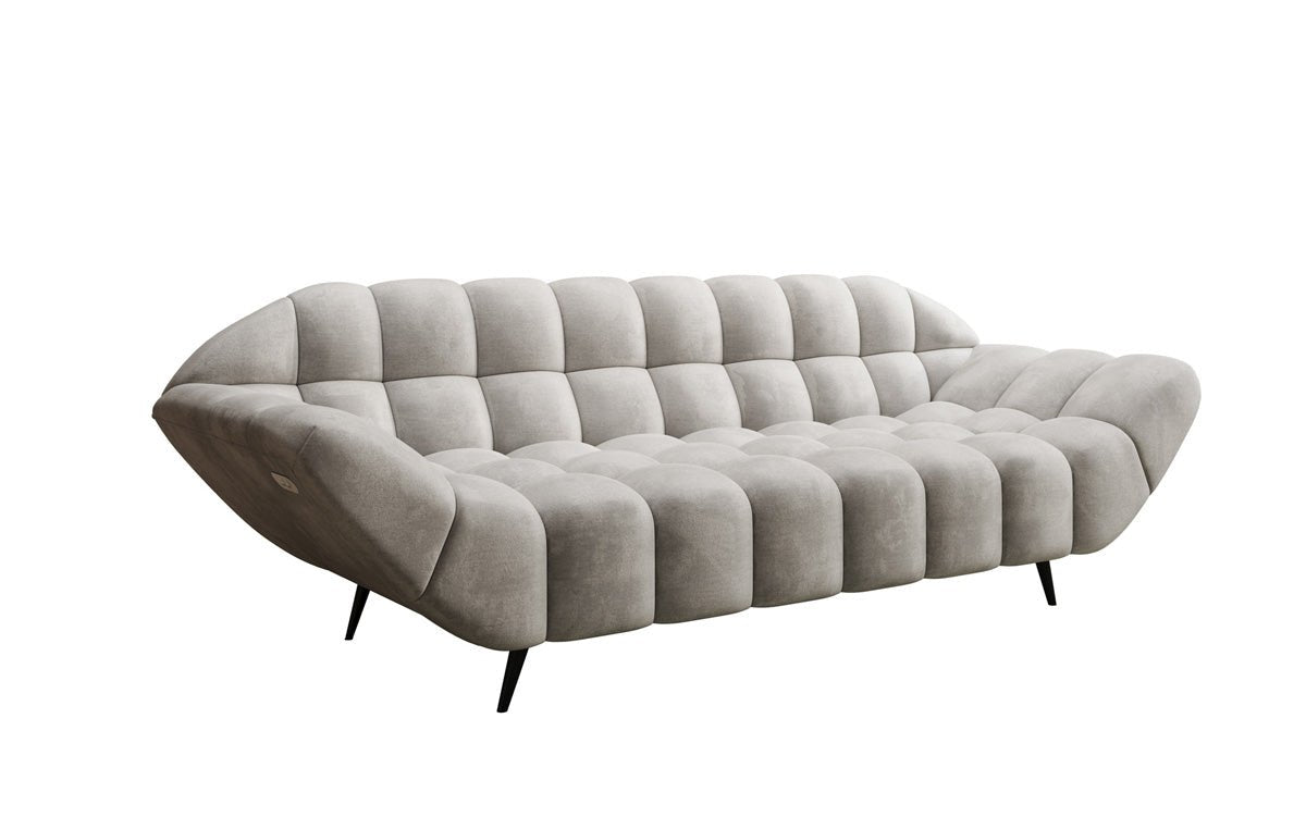 Designer 3 Sitzer Sofa Amora in Samt
