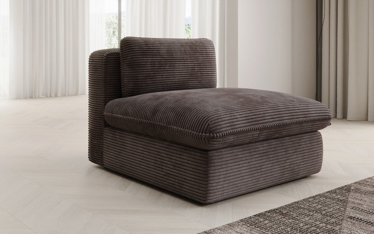 Designer Sofa-Sessel Cuddle in Cord