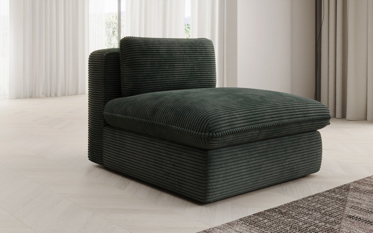 Designer Sofa-Sessel Cuddle in Cord