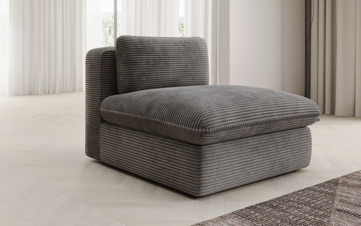 Designer Sofa-Sessel Cuddle in Cord