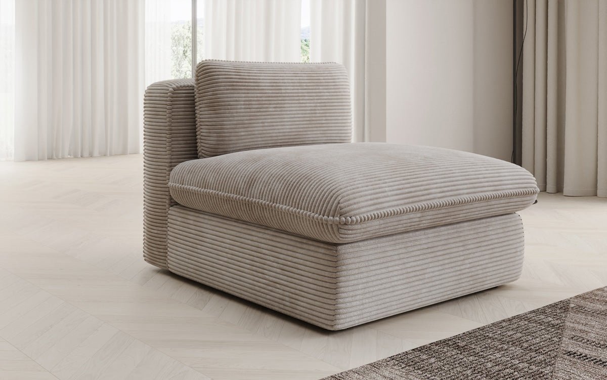Designer Sofa-Sessel Cuddle in Cord