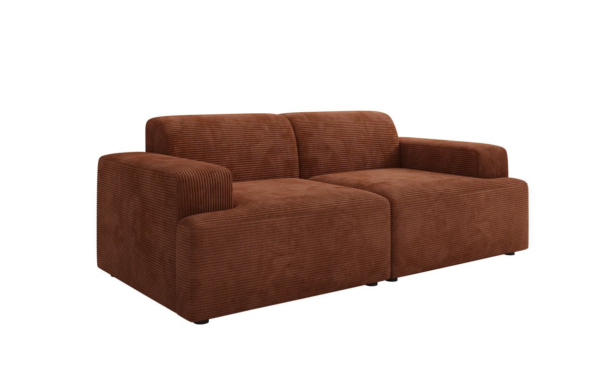 Designer 2 Sitzer Sofa Monza in Cord
