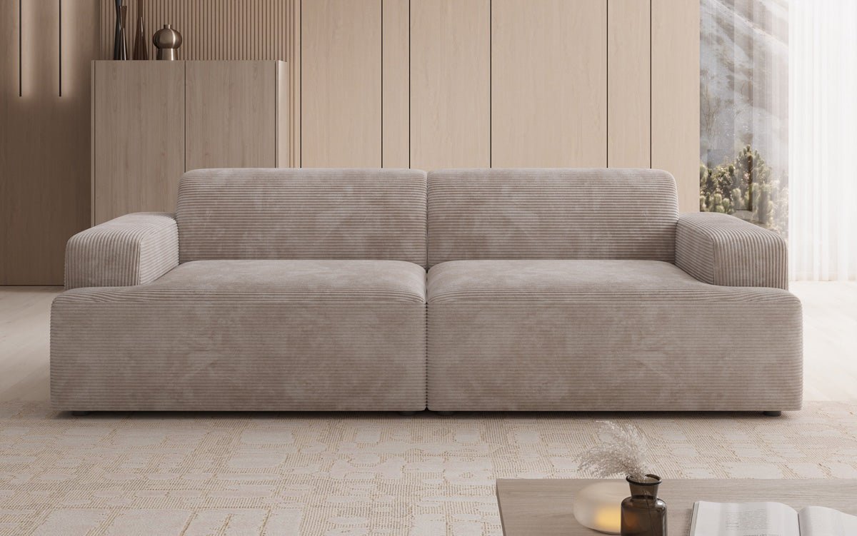 Designer 3 Sitzer Sofa Monza in Cord