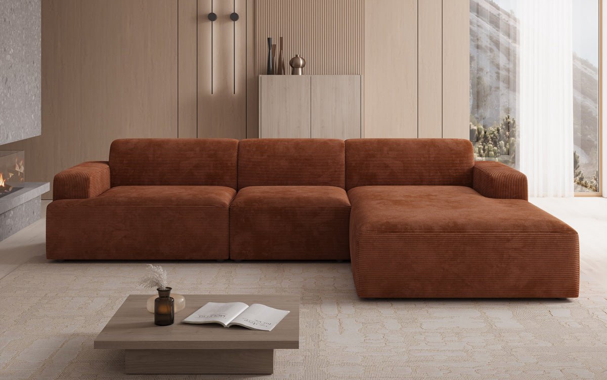 Designer Sofa Monza L Maxi in Cord